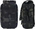 Removable Tactical Medical Pouch, Rip-Away MOLLE IFAK Pouch for Camping Hunting, 500D Nylon (Multi-camo Black)
