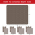 Waterproof Dog Bed Cover Blanket with Non-Skid Bottom, Couch Protector for Dogs, Mattress Protector, Chocolate (86" X
