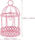 Metal Wall Hanging Bird Cage, Mini Desktop Storage Decor, Hollow Iron Organizer for Home Office