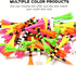 SWINGTEK 120 Pack Plastic Golf Tees, 100 pcs 3-1/4 Inch Unbreakable Long Tees and 20 Short Tees, Mixed Color