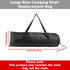 Lyreh 1pcs 43.31x14.96in Hammock Camping Folding Chair Replacement Bag, Foldable Large Camp Storage Bag