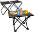 Wensdr Folding Camping Table with Chairs Lightweight Picnic Table and 2 Chairs for
