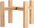 Elevated/Raised Dog Bowl Wood Stand for Medium Large Breed, 8 in Non Slip Porcelain Pet Bowl Stand, Extra Big Height