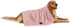 Bone Dry X-Large Pet Grooming Microfiber Towel, Striped Collection, 41x23.5", Rose