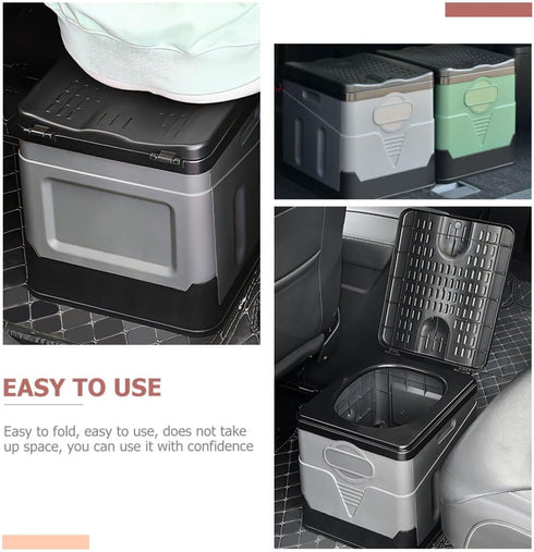 Portable Folding Emergency Car Toilet - Compact Potty for Travel