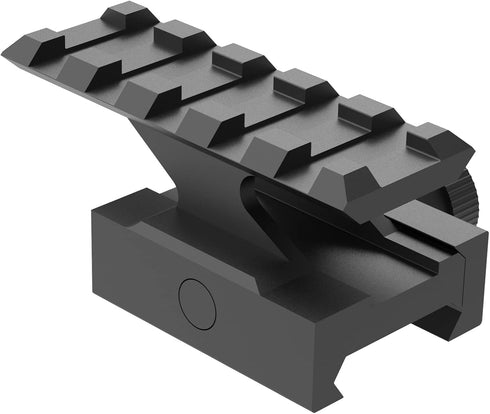MT100-5 1“ Riser Mount with 5 Slots See-Through Weaver/Picatinny Rail Mount