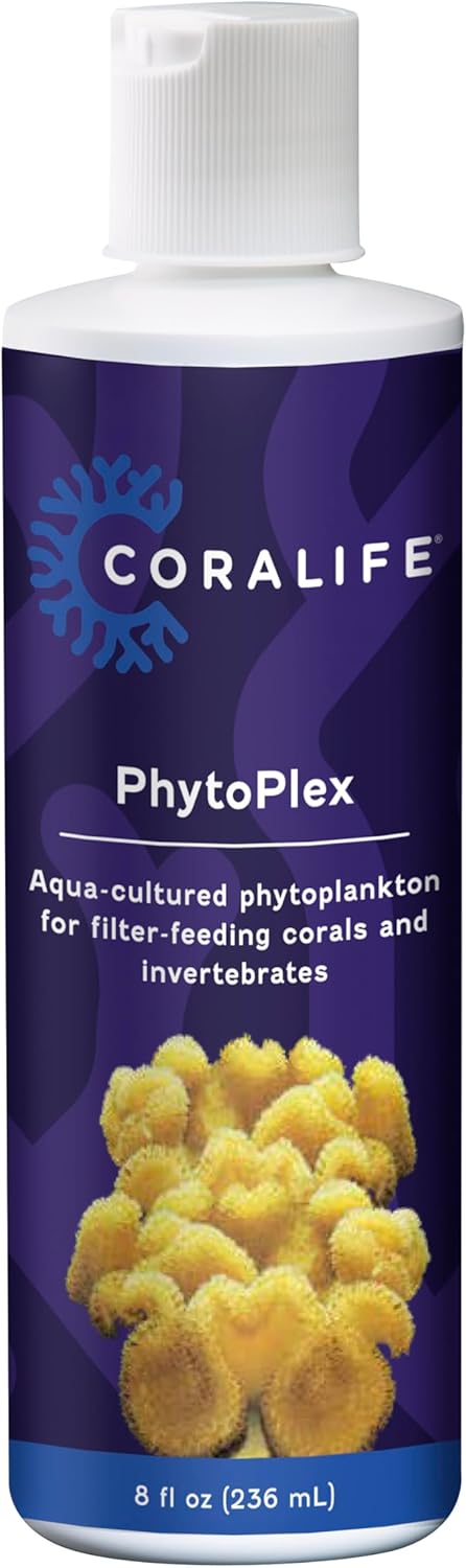 Coralife Saltwater Fish Tank Aquarium Phytoplex - Aqua Cultured Phytoplankton, 8 oz