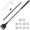 Honoson Aquarium Scraper, Algae Scraper for Glass 21.65" Aquariums, Cleaner Tool Kit with 5 Blades.