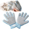 2 in 1 Pet Grooming Gloves for Dogs & Cats, Pet Fur Remover Glove, Grooming Brush Mitt, Fur Cleaner for Couch, Clothes,