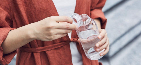 KINTO 20383 Water Bottle, 10.1 fl oz (300 ml), Smoke, Lightweight and Dishwasher Safe