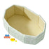 Generic 75x45cm Kid Bathtub for Shower Portable Bathing Pool Folding Tub with Drain Plug for Boys Girls Pets Cats Dogs