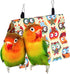 POPETPOP Bird Bed for Cage - Hanging Bird Hammock Snuggle Hut Tent for Parrots, Parakeets, Cockatiels