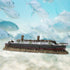 Resin Titanic Shipwreck Decoration, Sunken Boat Fish Tank Ornament, Aquarium Accessories
