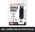 Red Hot Pepper Spray Keychain for Women, Quick Access with 16 Foot Range