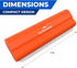 EasyGroomer Deshedding Brush for Dogs Cats | Orange | Undercoat Tool for Large and Small Pets