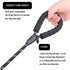 Round Rope Dog Leash 5 FT with Comfortable Padded Handle, Highly Reflective Threads for Medium & Large Dogs (Black, 5
