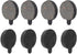 Semi Metal Brake Pads, 4 Pairs for 10inch Electric Scooter Brake Disc Rotor