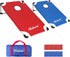 Portable Cornhole Set with 2 Collapsible Cornhole Boards, 8 Cornhole Bean Bags
