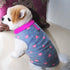 Dog Sweater - Soft Fleece Vest with Leash Ring Pullover Jacket for Small Dogs, Grey Heart, M