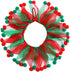 Christmas Pet Collar Ornaments, Adjustable Red Green Holiday Dress Collar for Cat and Dog (L(45CM))