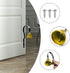 Flylin 2Pcs Housebreaking/Housetraining Metal Dog Doorbell, Shopkeepers Doggy Training Bell Wall Mounted for Home