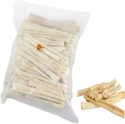 emours Natural Bamboo Stick Teeth Chewing Toy for Rabbits, Bunny, Chinchilla, Guinea Pigs, Sugar, Gerbils (200g)