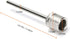 6 Mobi Lock Pcs Ball Pump Inflation Needle - Stainless Steel Air Pump Needles - Ideal for Blowing Up Football