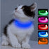 Candofly Light Up Dog Collar, USB Rechargeable Glowing Puppy Collar for Night Walking, X-Small, Blue