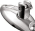 Pair of Stainless Steel 316 Boat Hatch Quick Release Swivel Hinge, Mount Top Hinge Deck Fitting Hardware