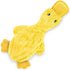 Best Pet Supplies Crinkle Dog Toy for All Breeds, Cute No Stuffing Duck with Soft Squeaker, Large, Yellow