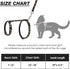 Cat Harness and Leash Set, Escape Proof Adjustable for Outdoor Walking with Safety Buckle for Small Animals