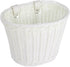 Kids Bike Basket with Adjustable PU Belts, Handmade Woven Rattan Front Handle Basket