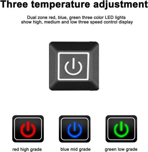 USB Heated Gloves Pad, 5 Finger Fast Heating Pad, 2Pcs Ultra Thin Efficient for Indoors and Hiking