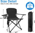 300lbs, Folding Camping Chairs Portable Outdoor Chair for Camping, Fishing, Beach, Picnic, Lightweight High Back