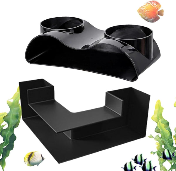 Generic Fish Tank Tunnel, Double-Entrance Aesthetic Decor | Shrimp Cave Fish Tank Decorations