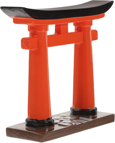 STOBOK Japanese Torii Gate Miniature Shrine Decor for Zen Garden, Aquarium Fish Tank
