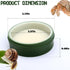 DQITJ 2 Pcs Snail Water and Food Bowl Hermit Crab Feeding Dish for Snail Crab Millipede Frog Tarantula Small Reptile