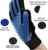 Pet Grooming Glove for Easy Mess-Free Grooming, Mitt for Dogs, Cats, Rabbits, Long/Short Hair, Easy Clean Up