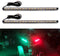 Botepon Navigation Lights - LED Bow Lights, Green & Red, Night Fishing,