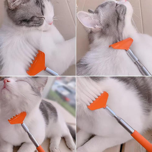 2-Pack 22 Inch Pet Interactive Touch Therapy Toys for Cats & Dogs, Telescopic Pet Massage Stick for Training, Bonding