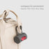 2 Ubbi Retractable Dog Poop Bag Holder and Dispenser with Silicone Strap Leash Attachment, Includes Rolls of Lavender