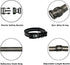 Dog Collar Waterproof, Anti-Odor Durable Adjustable PVC & Polyester with Reflective Cloth Stripe, Basic Dog Collars