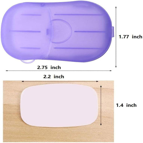 Tustao 500 5 Sheets Disposable Soap Paper Boxes Hand Cleaner Fragrance Mini Color Soap Paper for school Indoor