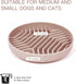 Puzzle Silicone Slow Feeder Dog Bowls, Anti-Choking Design, Non-Slip, Reduces Boredom, Ideal for Medium Small Pets