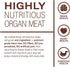 360 Pet Nutrition Freeze Dried Bison Liver Raw Single Ingredient Treats, Made in The USA, 4 Ounce (Bison Liver)
