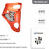 Hand Ascender Climbing UIAA & CE Certified, Ergonomic Rubber Handle, Suitable for 8~13mm Ropes