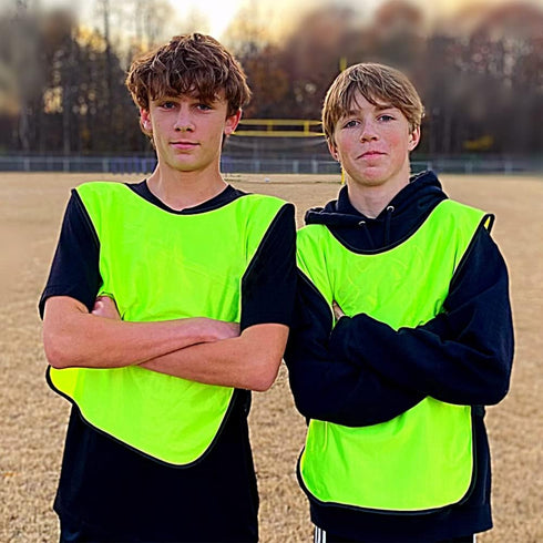 Set 6 Scrimmage of Colorful Vests for Kids and Adults - Perfect for Basketball and Soccer