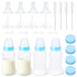 Puppy Kitten Nursing Bottle 4oz - Small Animal Feeding Kit with Nipples