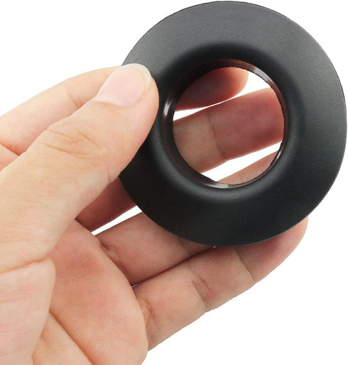 Kayak Paddle Drip Ring - 6PCS Black Rubber Paddle Drip Rings for Canoe Rafting Paddles