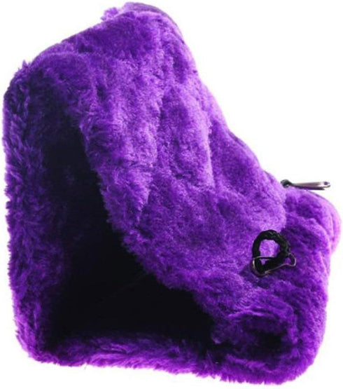 2 Pack Warm Bird Nest House Bed Hanging Hammock Toy for Pet Parrot, Parakeet, Cockatiel, Conure, Cockatoo (Purple)